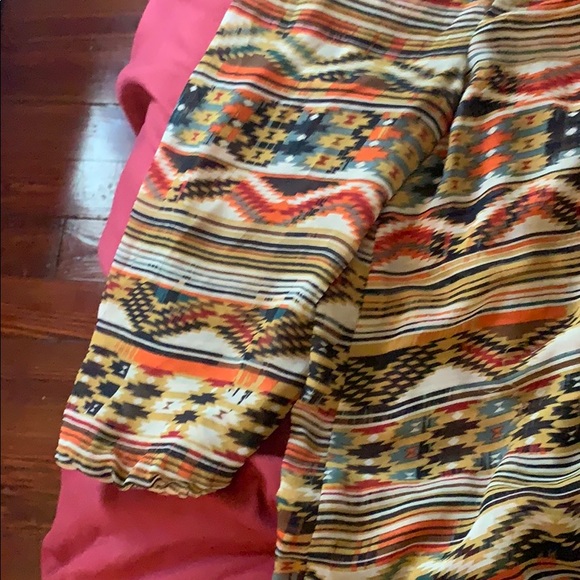 Mosaic Cultural Pattern Native Top See Through - Picture 4 of 5